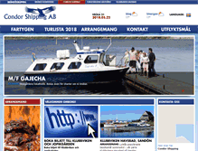 Tablet Screenshot of condorshipping.se